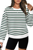 Stripes Long Sleeves Sweatshirt