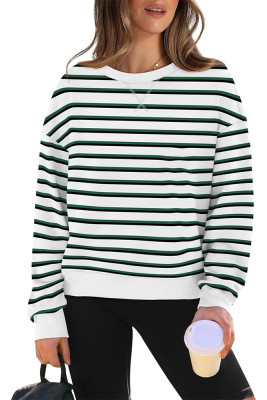 Stripes Long Sleeves Sweatshirt