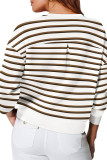 Stripes Long Sleeves Sweatshirt