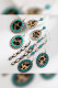 Bohemia Leopard Turquoise Earrings