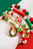 Colorful Beads Christmas Bracelet