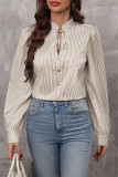 Stripes Button Up Long Sleeves SHirt
