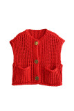 Sleeveless Knitting Vest