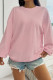 Pink Letter Print Sweatshirt