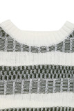 Green Colorblock Sweater