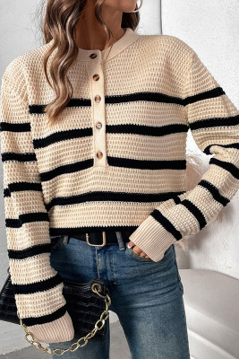 Stripes Knitting Sweater
