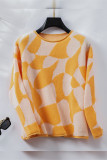 Roll Hem Knitting Sweater