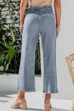 High Waist Straight Jeans