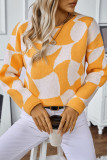 Roll Hem Knitting Sweater