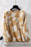 Roll Hem Knitting Sweater