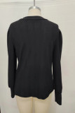 Solid Color Long Sleeves Knitting Top