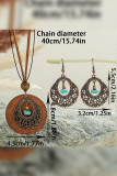 Bohemia Turquoise Earring and Bracelet Set