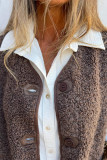 Sleeveless Lamb Fleece Vest Coat