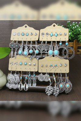 Bohemia Turquoise Earrings Set
