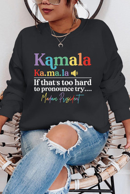 Letter Print Graphic Sweatshirt