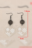 White SnowFlake Earrings
