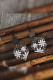 White SnowFlake Earrings
