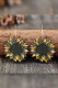 Sunflower Wooden Earrings