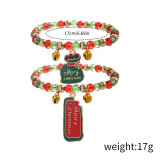 Christmas Colorful Beads Bracelet