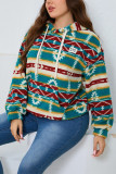 Plus Size Hooded Fleece Sweatshirt