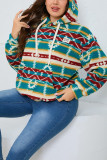 Plus Size Hooded Fleece Sweatshirt