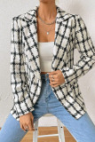 Lapel Blazer Coat with Pocket