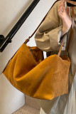 Suede Zipper Crossbody Bag Tote Bag