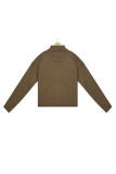 Solid Color Pockets Front Open Cardigan