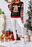 Christmas Pattern Reindeer Jacquard Sweater