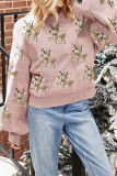 Christmas Reindeer Knitting Sweater