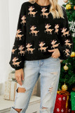 Christmas Reindeer Knitting Sweater