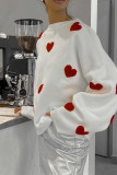 Heart Embroidery Knitting Sweater
