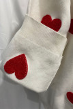 Heart Embroidery Knitting Sweater