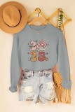 New Year 2025 Print Graphic Sweatshirt