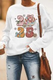 New Year 2025 Print Graphic Sweatshirt