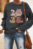 New Year 2025 Print Graphic Sweatshirt