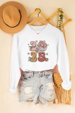 New Year 2025 Print Graphic Sweatshirt
