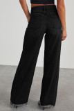 Tassel Wide Leg Denim Jeans