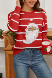 Sequin GLitter Santa Claus Christmas Sweater
