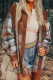 Plaid Corduroy Shacket