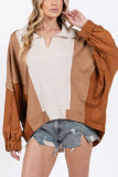 Colorblock Splicing Sweatshirt