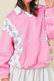 Pink Floral Sweatshirt