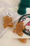 Gingerbread Man Christmas Hair Clip