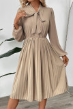 Apricot Smocked Dress