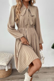 Apricot Smocked Dress