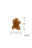 Gingerbread Man Christmas Hair Clip