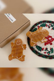 Gingerbread Man Christmas Hair Clip
