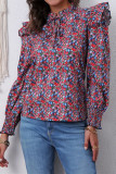 Long Sleeves Floral Blouse