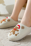 Christmas Gingerbread Man Fleece Slipper