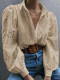 Eyelet Puff Sleeves SHirt